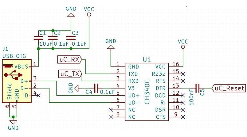 CH340 Circuit