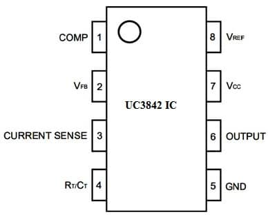 UC3842 Pinout