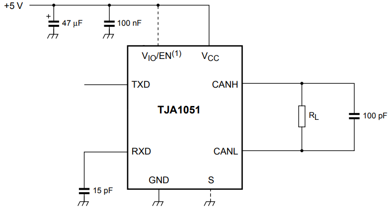 Timing Test Circuit for CAN Transceiver