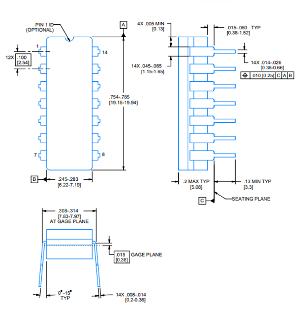 74LS32 2D-Model