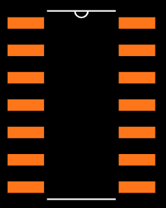 74HC164 Footprint