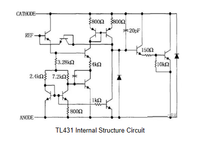 TL431 Internal Structure Circuit